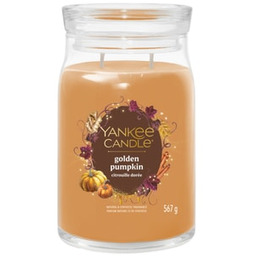 Yankee Candle Golden Pumpkin Signature Jar Świeca zapachowa