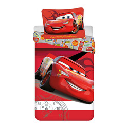 Jerry Fabrics Pościel bawełniana 140x200 Auta Cars Legenda