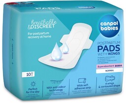 CANPOL BABIES Podpaski poporodowe ze skrzydełkami na dzień