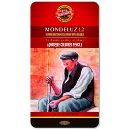 Koh-I-Noor, Kredki akwarelowe Mondeluz 3720 w metalowej kasecie,