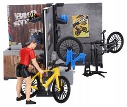 Zestaw Bruder Sklep rowerowy z figurką 63120