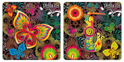 Podkładki korkowe folk zestaw 2 szt. Warszawa