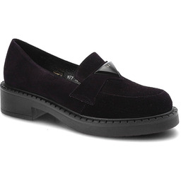 Lamanti Fioletowe Mokasyny Damskie Modne Buty