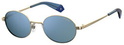 Okulary Polaroid PLD 6066/S Gold Blue / Platinum