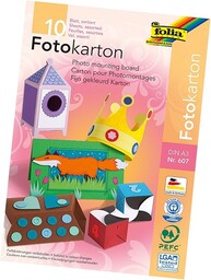folia 607  blok z kolorowym kartonikiem fotograficznym,