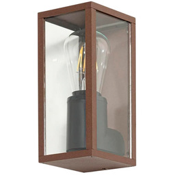 Lindby - Robigus Na zewnątrz Lampa Ścienna Rdzawy