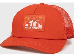 Helly Hansen czapka kolor czerwony z aplikacją 67435-990