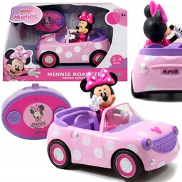 Disney Myszka Minnie Zdalnie Sterowany Różowy Kabriolet Rc