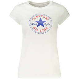Koszulka z krótkim rękawem dla dziewcząt Converse, biała