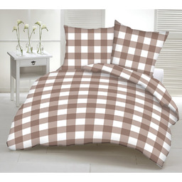 Karo Pościel z kory 160x220 171b beżowa biała