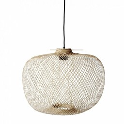 Bloomingville RODI Lampa Wisząca 42 cm Bambusowa /