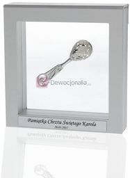 Grzechotka srebrna 14,8 gram p.925 w ramce 3D