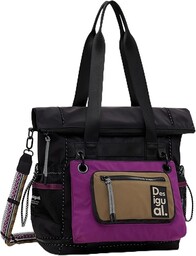 Desigual BACK_MODULARIS BLUE25 VOY, U, 2000 BLACK, Czarny