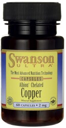 Swanson Albion Chelat Miedzi 2mg 60 kaps