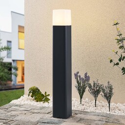 Zewnętrzna Lampa Lucande, Obuna, ściemnialny, czarny, metal, nowoczesny