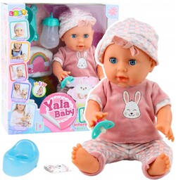 ND24_24466 Lalka Bobas Niemowlak Siusiajaca Rozow