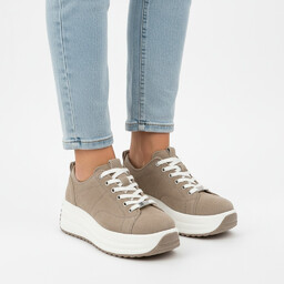 Filippo Sneakersy damskie, cholewka z naturalnej skóry zamszowej