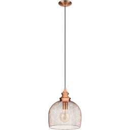 EGLO Lampa Wisząca Straiton - 1-Punktowa, Styl Industrialny,