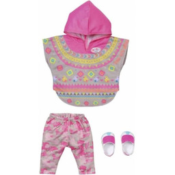 BABY BORN, ubranko dla lalki Deluxe Trendy Ponczo