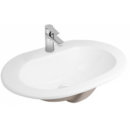 Oltens Asta umywalka 55x42 cm wpuszczana w blat