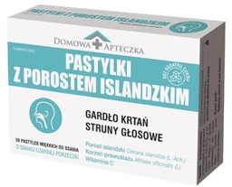 DOMOWA APTECZKA Pastylki z porostem islandzkim, 30past.