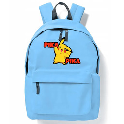 PLECAK SZKOLNY NIEBIESKI MOTYW POKEMON PIKACHU 1-3