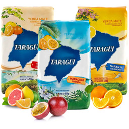 Zestaw Yerba Mate Taragui Owocowy Mix 3x500g 1,5kg