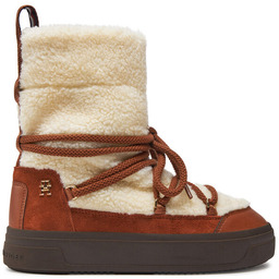 Śniegowce Tommy Hilfiger Lace-Up Faux Shearling Snowboot FW0FW08252