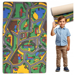 Dywan dziecięcy Droga Uliczki Wieś 100x200 cm