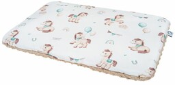Bonjour Cherie Poduszka średnia 30/40 Koniki Minky Beige