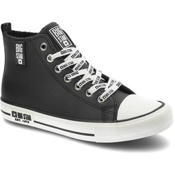 Big Star Czarne Trampki Damskie Ocieplane Buty