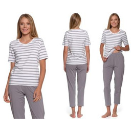 Moraj Piżama damska SERAPIA: szary/biały