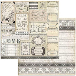 STAMPERIA INTERNATIONAL, KFT SBB739 papier do scrapbookingu, podwójna