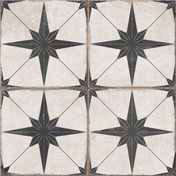 Gres szkliwiony VESARIO patchwork black mat 42x42 gat.