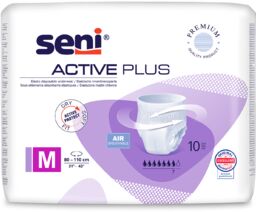 Seni Active Plus, majtki chłonne, M, 80-110 cm,