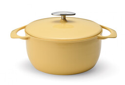 UNILLOY Garnek żeliwny Yellow 20 cm [UC200YE]