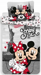 Pościel Bawełniana Myszka Minnie 140x200 New York Miki