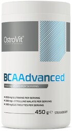 OstroVit BCAAdvanced 450 g truskawkowy