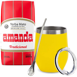 Zestaw Startowy Yerba Mate Amanda Elaborada + Akcesoria