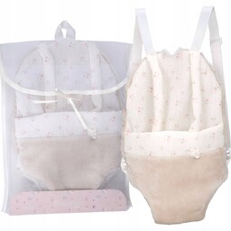 BEŻOWE NOSIDEŁKO DLA LALEK 40-45CM MUNECAS ARIAS 6333