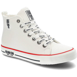 Big Star Białe Trampki Damskie Ocieplane Buty