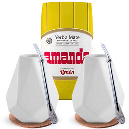 Zestaw Yerba Mate Amanda Limon + Akcesoria