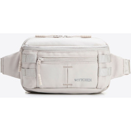 Nerka męska z ochroną RFID złamana biel