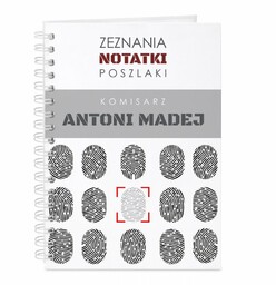 Notatnik kołonotatnik z nadrukiem dla policjanta