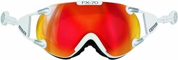 Casco Okulary FX-70L Magnet-Link Carbonic, kolor: biały pomarańczowy