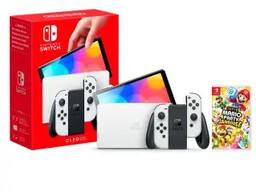 Nintendo Switch OLED Biały + Super Mario Party