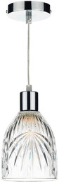 Dar Lighting Szklana lampa wisząca MOTIF MOT6508 przezroczysty
