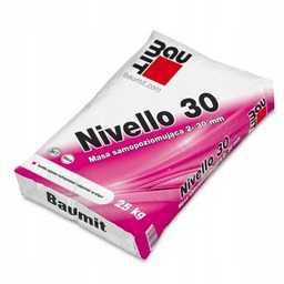 MASA SAMOPOZIOMUJĄCA WYRÓWNUJĄCA CEMENTOWA 2-30MM 25KG BAUMIT NIVELLO
