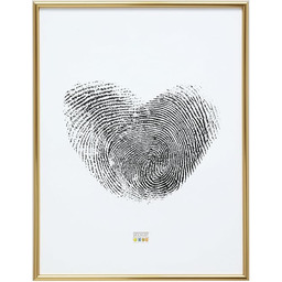 Ramka z żywicy Deknudt ramka na zdjęcia złoty,