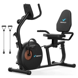 Merach MR-S23B1-EU Poziomy Czarny Rower magnetyczny